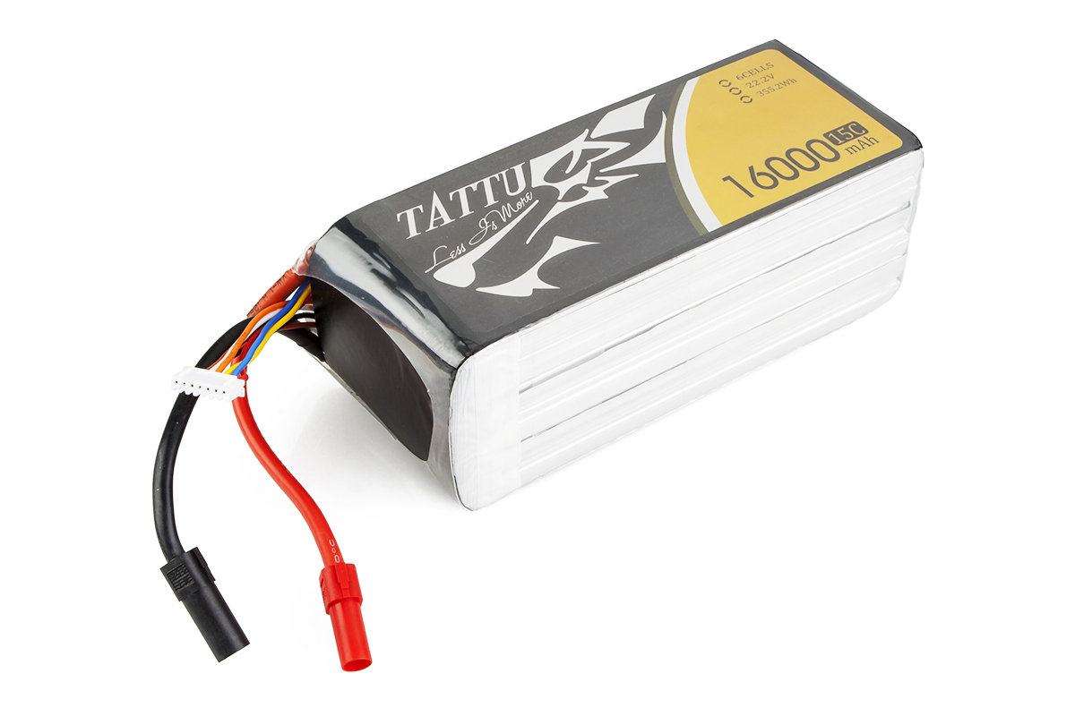 Аккумулятор Gens ACE TATTU Li-pol 22.2V 16000mAh 15C 6S1P - XT150+AS150 